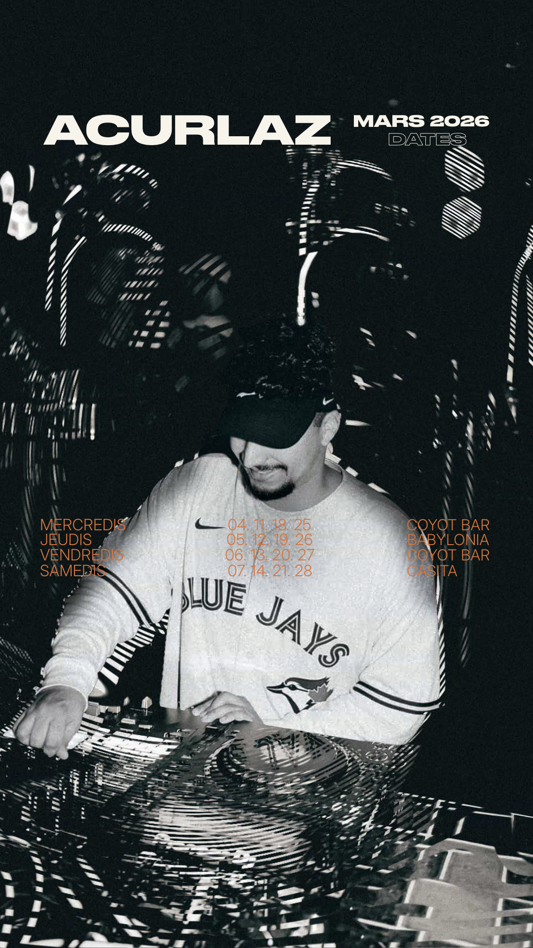 ACURLAZ – Dates de Mars | Story Instagram